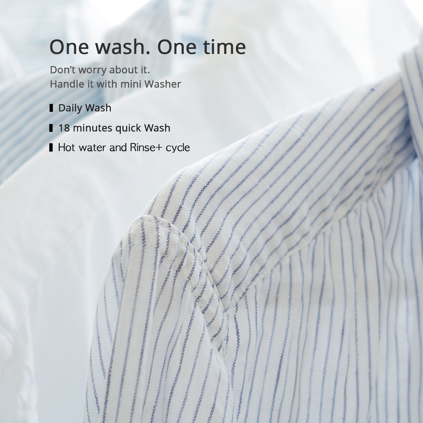 The ‘mini’ Wall-Mounted Caravan Washing Machine 2.5KG
